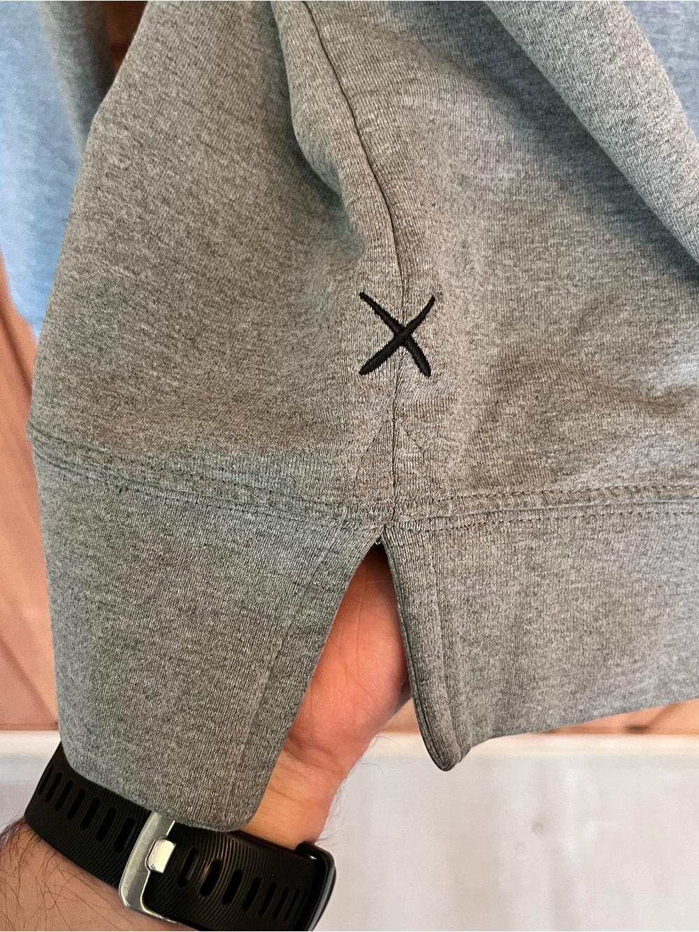 Cuts Clothing Gray Hyperloop Pullover Split-Hem - Picture 4 of 7